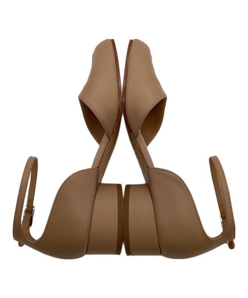 Maison Margiela（メゾンマルジェラ）Maison Margiela (メゾンマルジェラ) Tabi（タビ）アンクルストラップサンダル ブラウン サイズ:35.5の古着・服飾アイテム