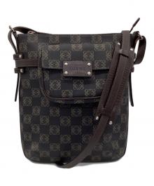 LOEWE（ロエベ）の古着「アナグラム ショルダーバッグ」｜ダークブラウン