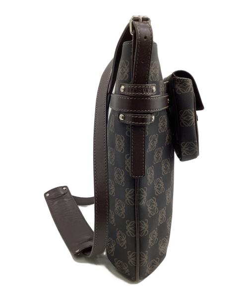 LOEWE（ロエベ）LOEWE (ロエベ) アナグラム ショルダーバッグ ダークブラウンの古着・服飾アイテム
