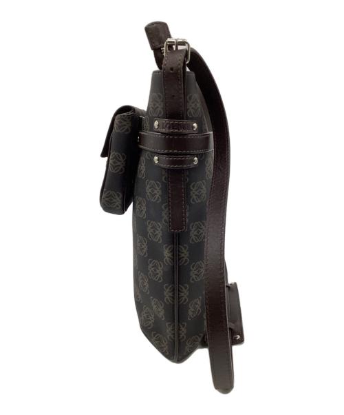 LOEWE（ロエベ）LOEWE (ロエベ) アナグラム ショルダーバッグ ダークブラウンの古着・服飾アイテム
