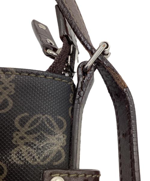 LOEWE（ロエベ）LOEWE (ロエベ) アナグラム ショルダーバッグ ダークブラウンの古着・服飾アイテム