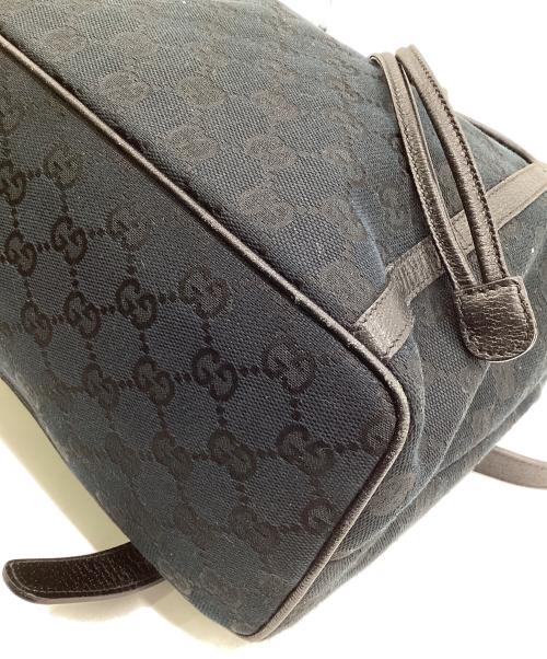GUCCI（グッチ）GUCCI (グッチ) GGキャンバス リュック ネイビーの古着・服飾アイテム