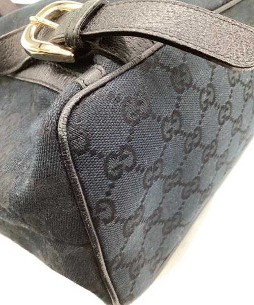GUCCI（グッチ）GUCCI (グッチ) GGキャンバス リュック ネイビーの古着・服飾アイテム