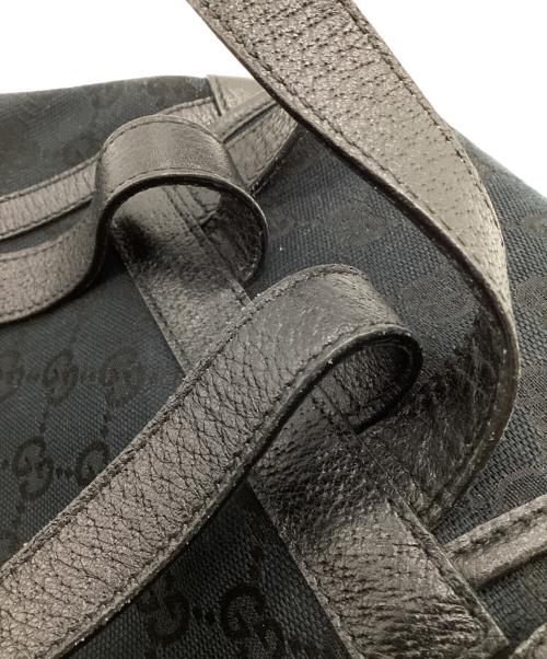 GUCCI（グッチ）GUCCI (グッチ) GGキャンバス リュック ネイビーの古着・服飾アイテム