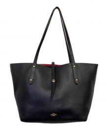 COACH（コーチ）の古着「Market Tote（マーケット トート）トートバッグ」｜ブラック