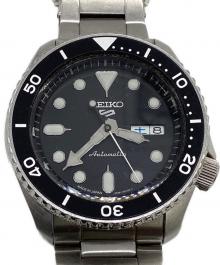 SEIKO（セイコー）の古着「セイコー 5スポーツ 自動巻き腕時計」｜ブラック