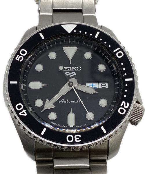 SEIKO（セイコー）SEIKO (セイコー) セイコー 5スポーツ 自動巻き腕時計 ブラックの古着・服飾アイテム