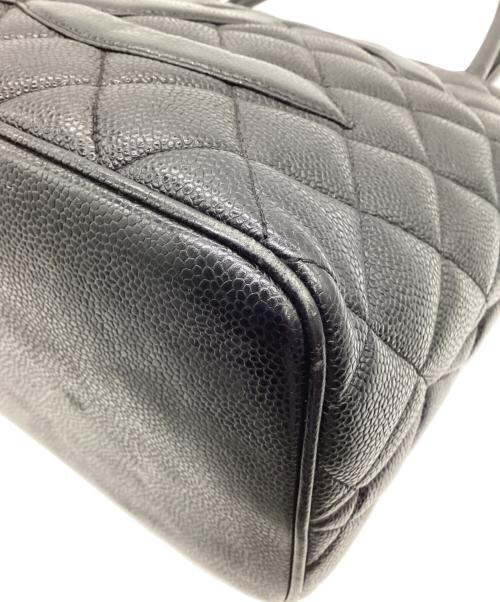 CHANEL（シャネル）CHANEL (シャネル) 復刻 マトラッセ キャビアスキン トートバッグ ブラックの古着・服飾アイテム