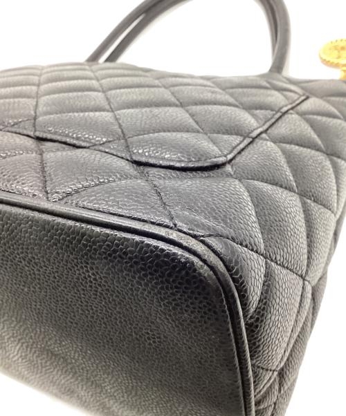 CHANEL（シャネル）CHANEL (シャネル) 復刻 マトラッセ キャビアスキン トートバッグ ブラックの古着・服飾アイテム