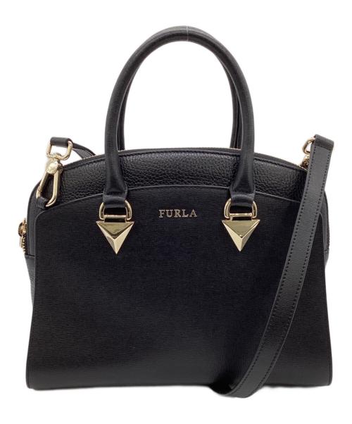 FURLA（フルラ）FURLA (フルラ) 2WAYバッグ ブラックの古着・服飾アイテム
