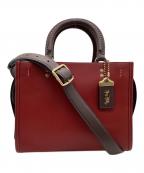 COACHコーチ）の古着「ローグ25 3WAYバッグ」｜レッド