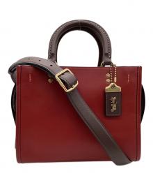 COACH（コーチ）の古着「ローグ25 3WAYバッグ」｜レッド