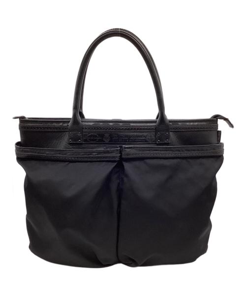 foot the coacher（フットザコーチャー）foot the coacher (フットザコーチャー) ヘルメットバッグ ブラックの古着・服飾アイテム