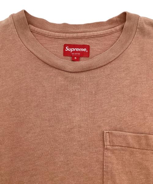 SUPREME（シュプリーム）SUPREME (シュプリーム) ポケットTシャツ ブラウン サイズ:Sの古着・服飾アイテム