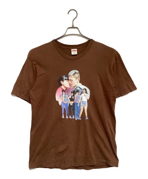 SUPREME（シュプリーム）SUPREME (シュプリーム) 半袖カットソー ブラウン サイズ:Mの古着・服飾アイテム