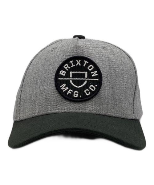 BRIXTON（ブリクストン）BRIXTON (ブリクストン) スナップバック キャップ グレー×ブラックの古着・服飾アイテム