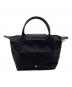 LONGCHAMP (ロンシャン) ル プリアージュ ハンドバッグS ブラック：9000円
