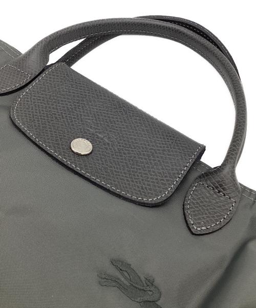 LONGCHAMP（ロンシャン）LONGCHAMP (ロンシャン) ル プリアージュ ハンドバッグS グレーの古着・服飾アイテム