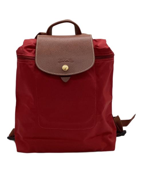LONGCHAMP（ロンシャン）LONGCHAMP (ロンシャン) ル プリアージュ リュック レッドの古着・服飾アイテム