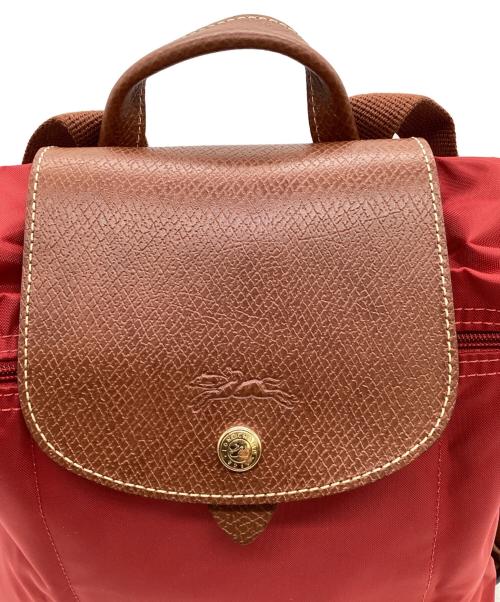 LONGCHAMP（ロンシャン）LONGCHAMP (ロンシャン) ル プリアージュ リュック レッドの古着・服飾アイテム