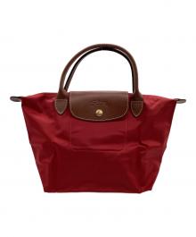 LONGCHAMP（ロンシャン）の古着「ル プリアージュ ハンドバッグS」｜レッド