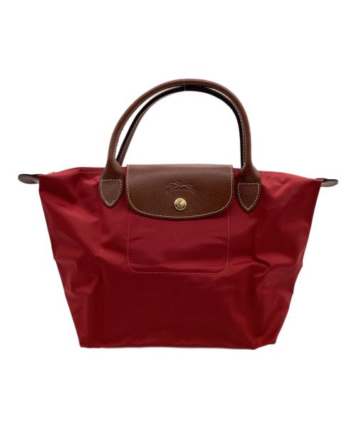 LONGCHAMP（ロンシャン）LONGCHAMP (ロンシャン) ル プリアージュ ハンドバッグS レッドの古着・服飾アイテム