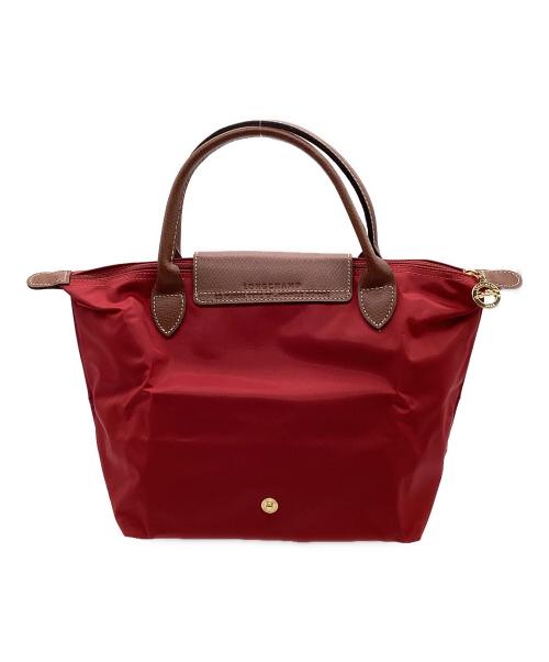 LONGCHAMP（ロンシャン）LONGCHAMP (ロンシャン) ル プリアージュ ハンドバッグS レッドの古着・服飾アイテム