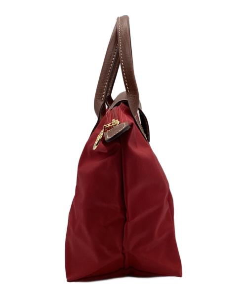 LONGCHAMP（ロンシャン）LONGCHAMP (ロンシャン) ル プリアージュ ハンドバッグS レッドの古着・服飾アイテム