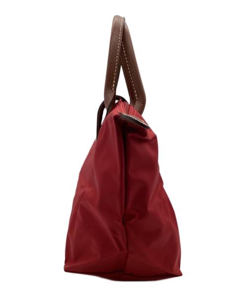 LONGCHAMP（ロンシャン）LONGCHAMP (ロンシャン) ル プリアージュ ハンドバッグS レッドの古着・服飾アイテム