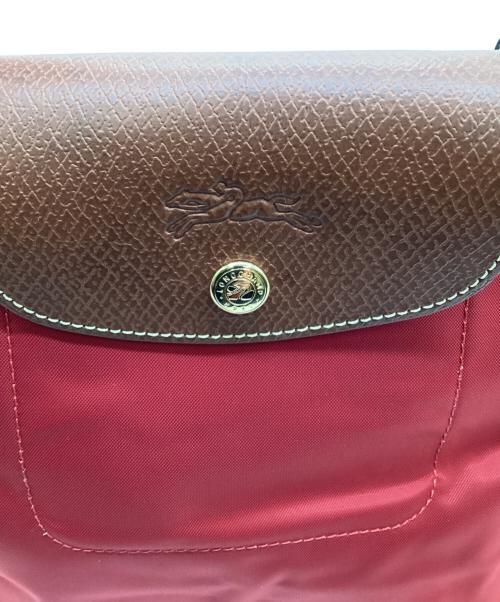 LONGCHAMP（ロンシャン）LONGCHAMP (ロンシャン) ル プリアージュ ハンドバッグS レッドの古着・服飾アイテム