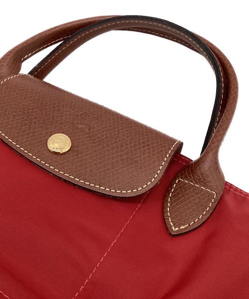LONGCHAMP（ロンシャン）LONGCHAMP (ロンシャン) ル プリアージュ ハンドバッグS レッドの古着・服飾アイテム