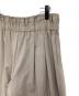 中古・古着 mizuiro-ind (ミズイロインド) URBAN RESEARCH DOORS (アーバンリサーチドアーズ) high waist tuck pants（ハイウェスト タック パンツ） ライトグレー サイズ:-：8000円