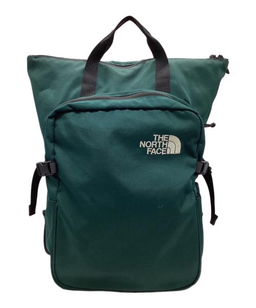 THE NORTH FACE（ザ ノース フェイス）THE NORTH FACE (ザ ノース フェイス) Boulder Tote Pack（ボルダー トート パック） グリーンの古着・服飾アイテム