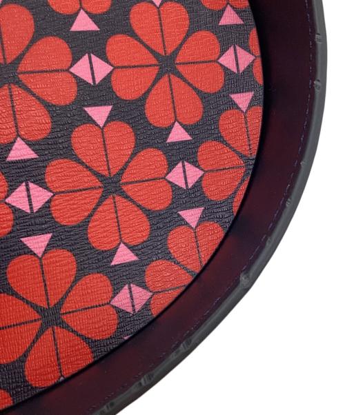 Kate Spade（ケイトスペード）Kate Spade (ケイトスペード) ニコラ ツイストロック カゴバッグ ネイビー×ベージュの古着・服飾アイテム