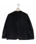 DANTON (ダントン) FLEECE COLLARLESS JACKET（フリース カラーレス ジャケット） ブラック サイズ:36：6000円