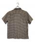 Snow peak (スノーピーク) C/L Panama Shirt（コットン/リネン パナマシャツ） グレー×ブラック サイズ:L：5000円