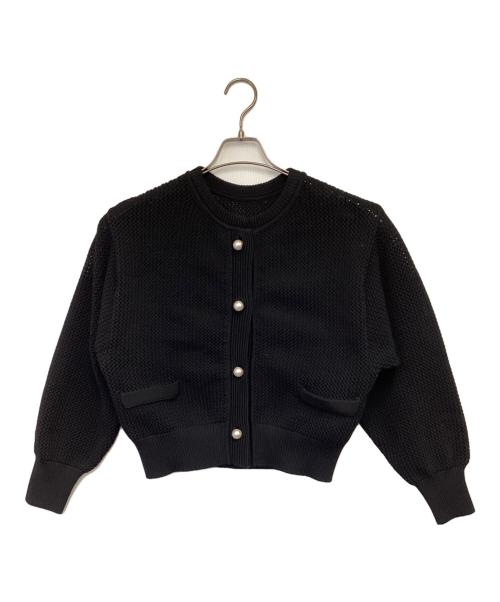 BEARDSLEY（ビアズリー）BEARDSLEY (ビアズリー) カーディガン ブラック サイズ:Fの古着・服飾アイテム