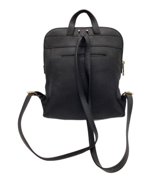 MICHAEL KORS（マイケルコース）MICHAEL KORS (マイケルコース) Rhea Zip Medium Slim Backpack（レア ジップ ミディアム スリム バックパック） ブラックの古着・服飾アイテム