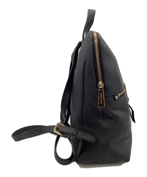 MICHAEL KORS（マイケルコース）MICHAEL KORS (マイケルコース) Rhea Zip Medium Slim Backpack（レア ジップ ミディアム スリム バックパック） ブラックの古着・服飾アイテム