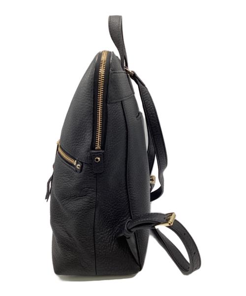 MICHAEL KORS（マイケルコース）MICHAEL KORS (マイケルコース) Rhea Zip Medium Slim Backpack（レア ジップ ミディアム スリム バックパック） ブラックの古着・服飾アイテム