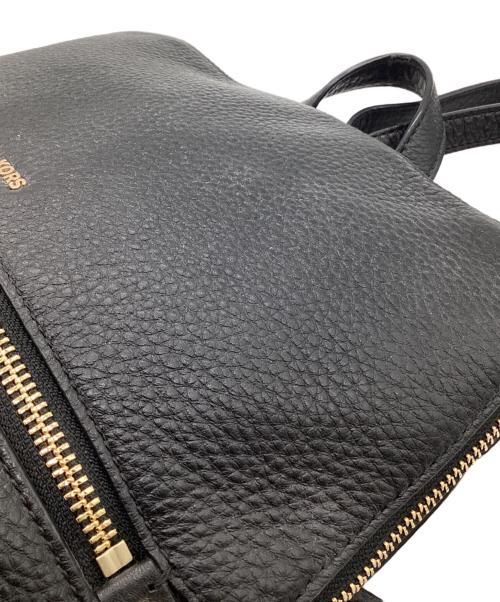 MICHAEL KORS（マイケルコース）MICHAEL KORS (マイケルコース) Rhea Zip Medium Slim Backpack（レア ジップ ミディアム スリム バックパック） ブラックの古着・服飾アイテム