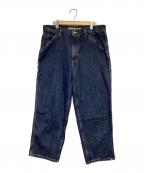 Levi's SILVER TABリーバイス シルバータブ）の古着「BAGGY CARPENTER（バギーカーペンター）デニムパンツ」｜インディゴ