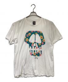 stussy（ステューシー）の古着「スカル Tシャツ」｜ホワイト