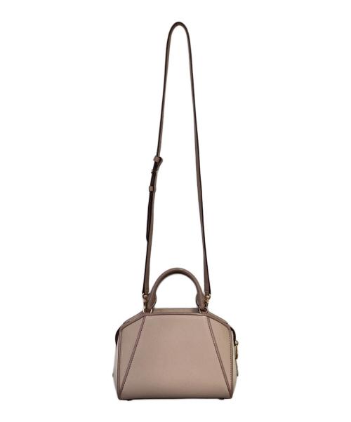 MICHAEL KORS（マイケルコース）MICHAEL KORS (マイケルコース) CLEO SMALL SAFFIANO LEATHER SATCHEL（クレオ スモール サフィアーノレザー サッチェル バッグ）2WAYバッグ ピンクの古着・服飾アイテム