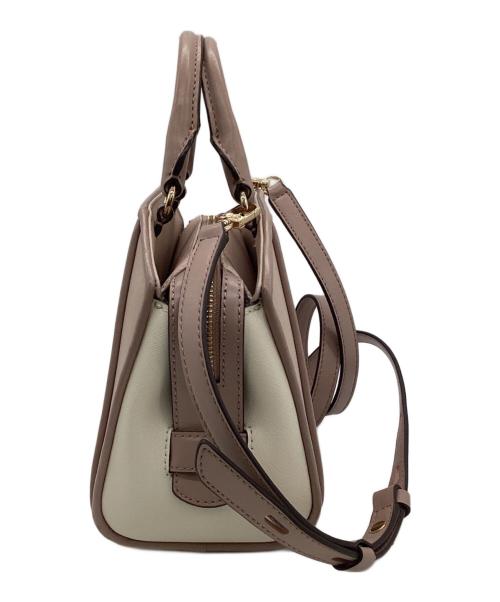 MICHAEL KORS（マイケルコース）MICHAEL KORS (マイケルコース) CLEO SMALL SAFFIANO LEATHER SATCHEL（クレオ スモール サフィアーノレザー サッチェル バッグ）2WAYバッグ ピンクの古着・服飾アイテム