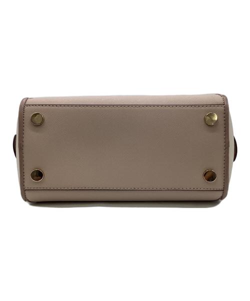 MICHAEL KORS（マイケルコース）MICHAEL KORS (マイケルコース) CLEO SMALL SAFFIANO LEATHER SATCHEL（クレオ スモール サフィアーノレザー サッチェル バッグ）2WAYバッグ ピンクの古着・服飾アイテム