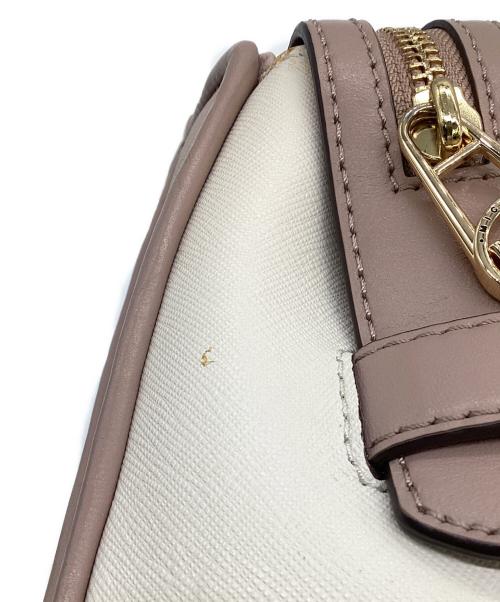 MICHAEL KORS（マイケルコース）MICHAEL KORS (マイケルコース) CLEO SMALL SAFFIANO LEATHER SATCHEL（クレオ スモール サフィアーノレザー サッチェル バッグ）2WAYバッグ ピンクの古着・服飾アイテム