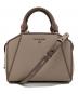 MICHAEL KORS（マイケルコース）の古着「CLEO SMALL SAFFIANO LEATHER SATCHEL（クレオ スモール サフィアーノレザー サッチェル バッグ）2WAYバッグ」｜ピンク