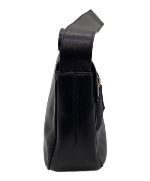 Salvatore Ferragamo（サルヴァトーレ フェラガモ）Salvatore Ferragamo (サルヴァトーレ フェラガモ) ヴァラ リボン ショルダーバッグ ブラックの古着・服飾アイテム