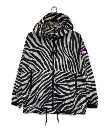 THE NORTHFACE PURPLELABEL（ザ・ノースフェイス パープルレーベル）の古着「PERTEX Zebra Print Mountain Wind Parka（パーテックス ゼブラ プリント マウンテン ウィンド パーカ）」｜ブラック×ホワイト